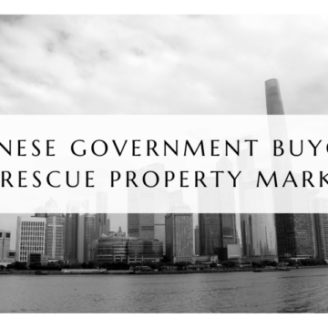 Chinese Government Buyout to Rescue Property Market?